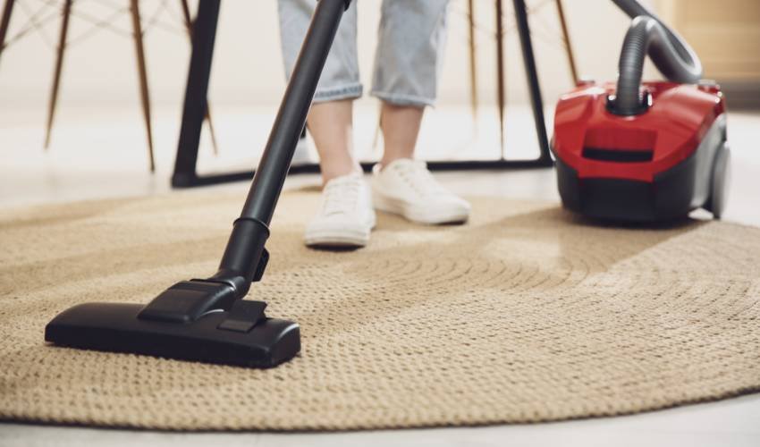 Sisal Rugs Cleaning with Vacuum