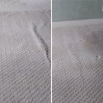 Remove carpet wrinkles without a stretcher