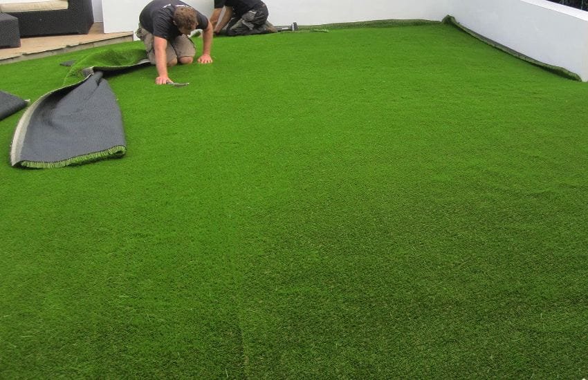 Install The Fake Turf 2