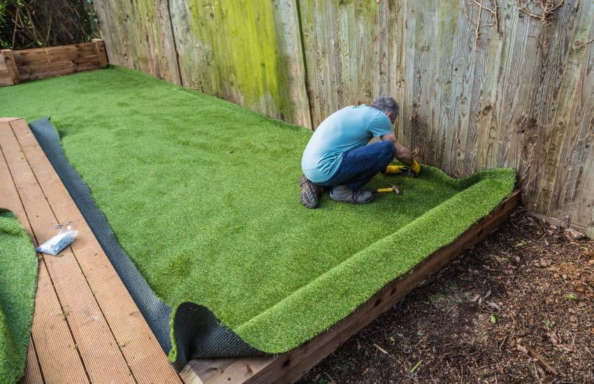 Installing Artificial Grass On Decking