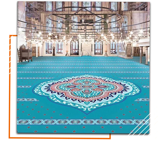 mosque carpet installation