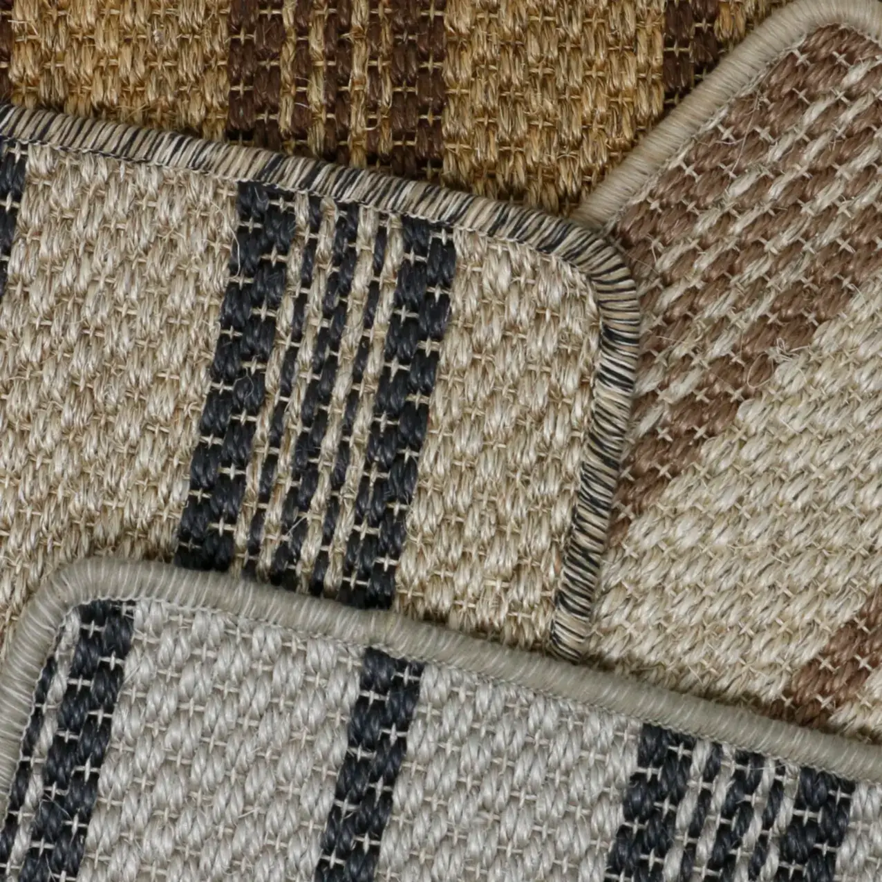 Monaco Sisal Carpet – Bold Stripes, Natural Elegance - Image 4