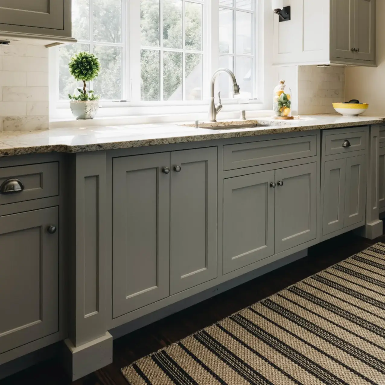 Monaco Sisal Carpet – Bold Stripes, Natural Elegance