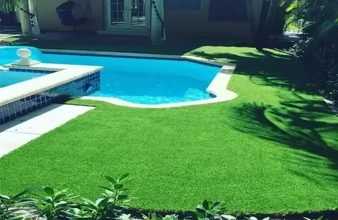 Artificial Grass Around Pool Areas 1