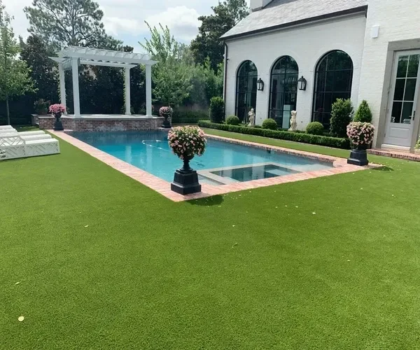 Installation For Artificial Turf For Pool