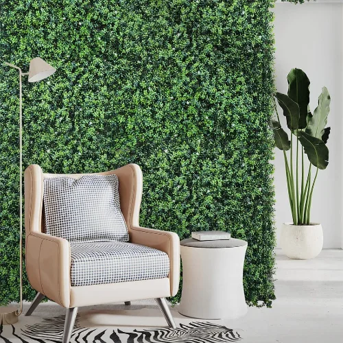 Reception area wall grass Dubai