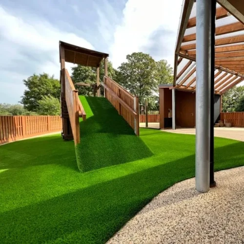 Playground turf with underlay padding