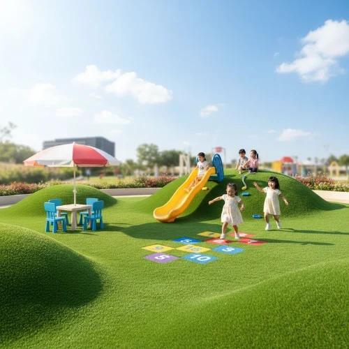 Dubai Best Playground Artificial Grass