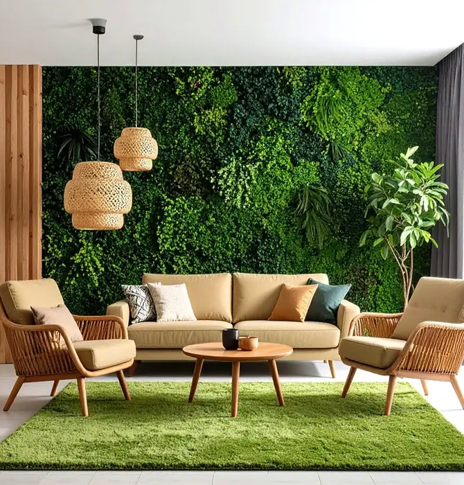 Artificial Wall Grass Panel in Dubai