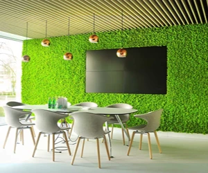 Dining Area Wall Artificial Grass in Dubai