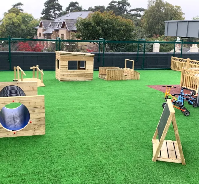 Kids Safe Artificial Grass at terrace in Dubai