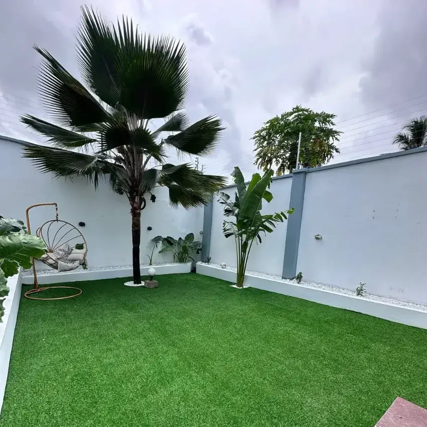 Dubai Home Lawn After Artificial grass Installation