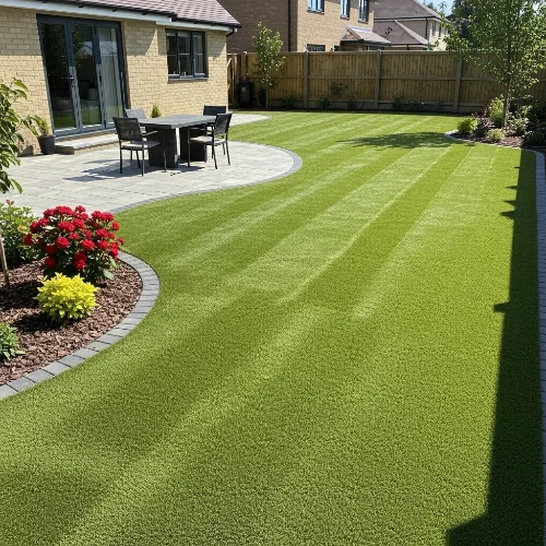 Premium Artificial Lawn Setup