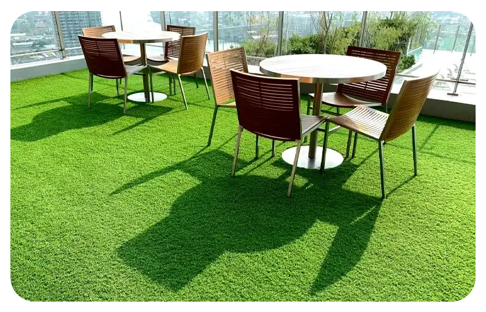 Restaurant Artificial grass in Dubai
