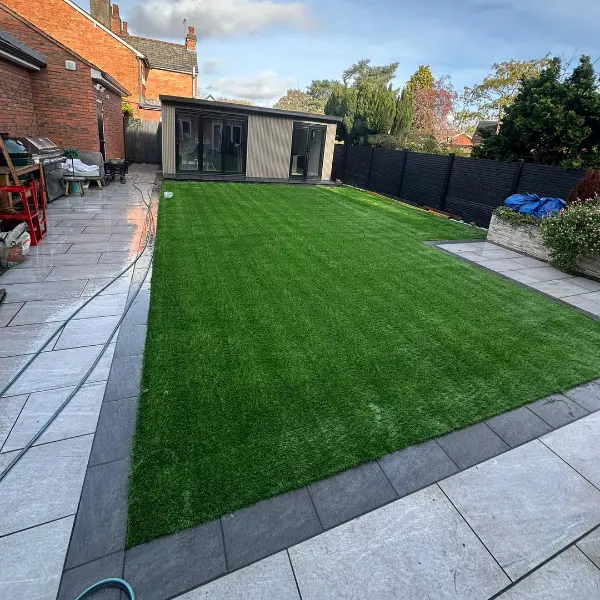backyard artificial grass installation dubai