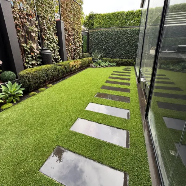 backyard artificial turf project dubai