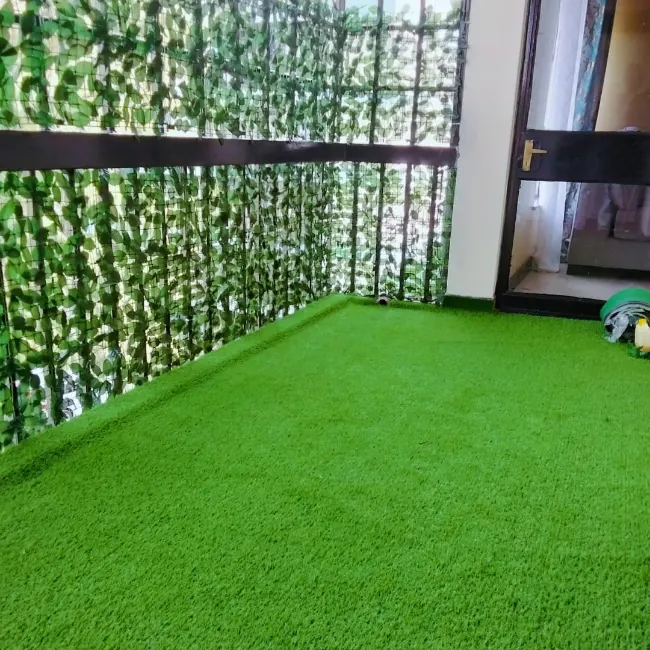 modern balcony turf installation dubai