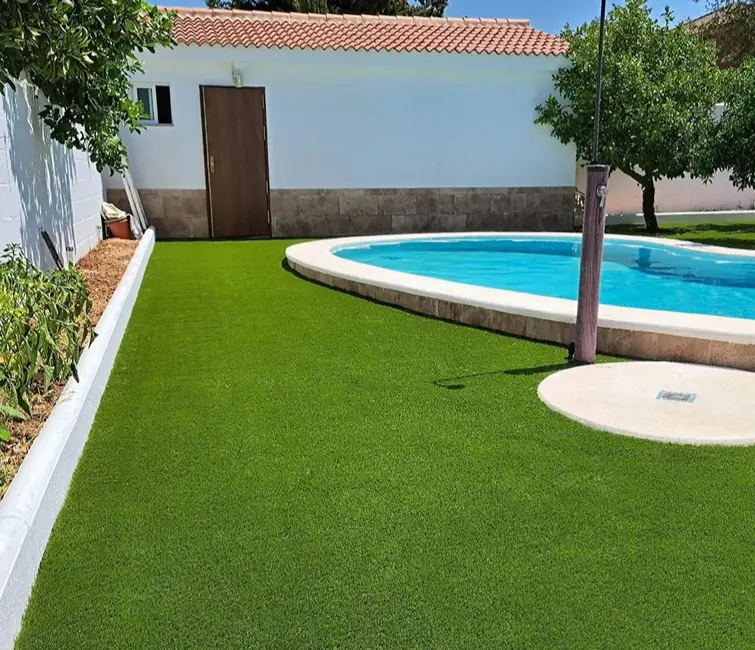 Artificial Grass around pool