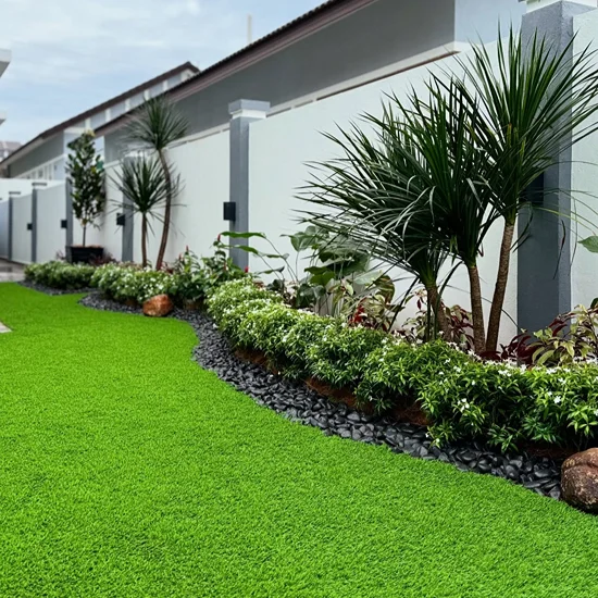 Garden and landscaping artificial grass installation projects in Dubai Downtown