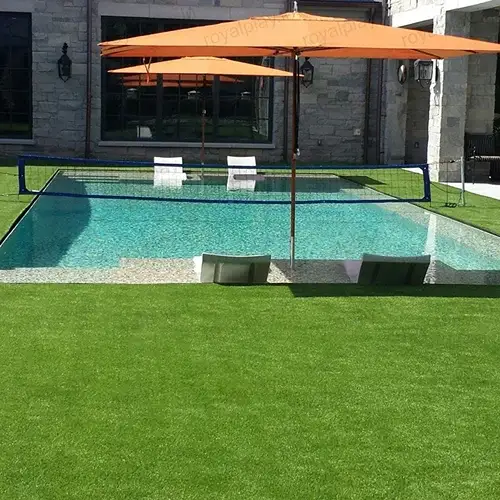 Hotel Poolside Artificial Grass installation