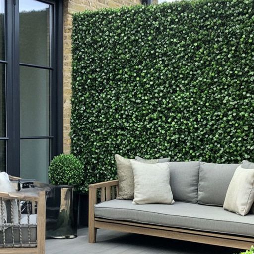 artificial green wall dubai marina