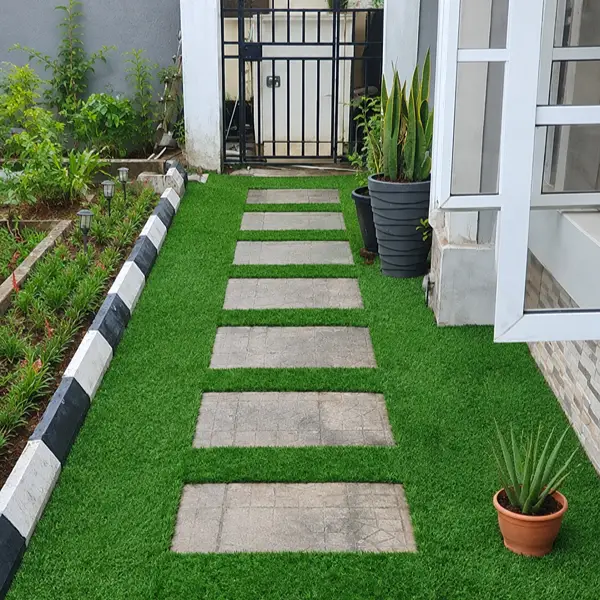 Courtyard Artificial Grass Installation in Al Quoz