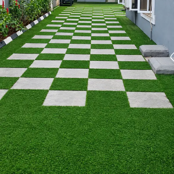Courtyard Artificial Grass Installation in Al Quoz