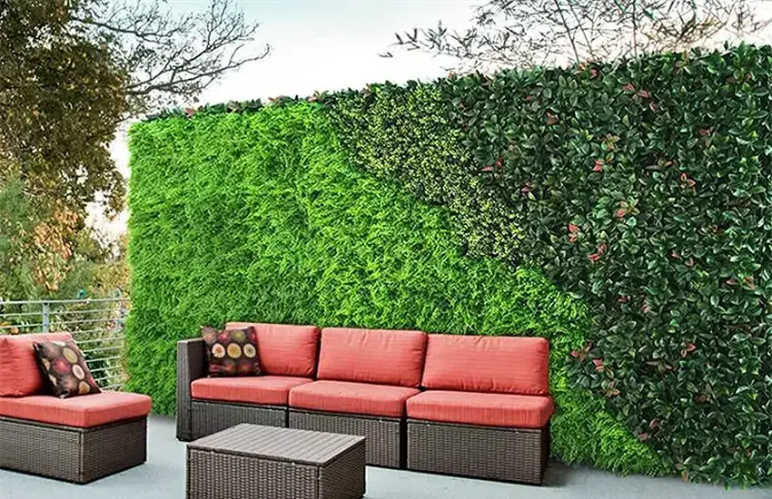 Green Wall Artificial-Grass Panel Grass for Decoration